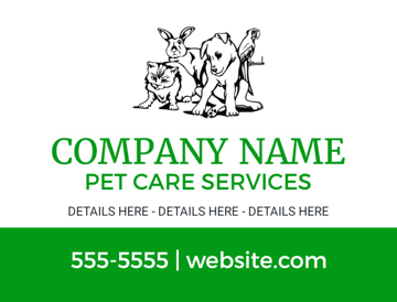 Picture of 18" x 24" - Car Magnet - Pet Care - 04