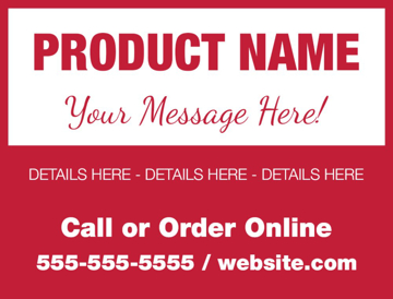 Picture of 18" x 24" - Car Magnet - Health & Fitness - 04