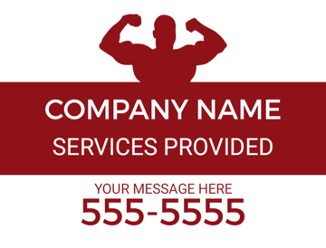 Picture of 18" x 24" - Car Magnet - Health & Fitness - 13