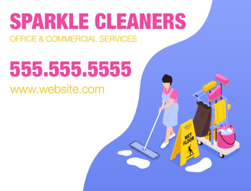 Picture of 18" x 24" - Car Magnet - Cleaning Services - 02