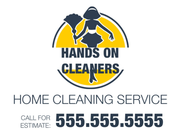Picture of 18" x 24" - Car Magnet - Cleaning Services - 04