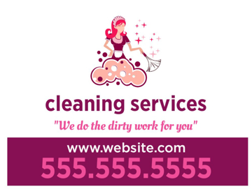 Picture of 18" x 24" - Car Magnet - Cleaning Services - 11