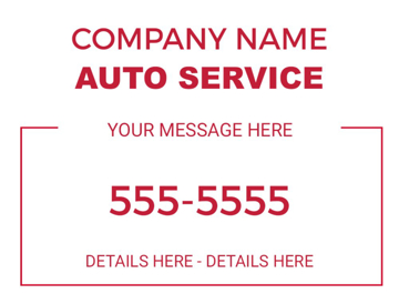 Picture of 18" x 24" - Car Magnet - Auto Care - 04