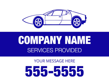 Picture of 18" x 24" - Car Magnet - Auto Care - 07