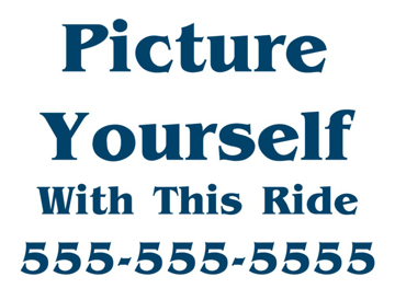 Picture of 18" x 24" - Car Magnet - General - 01
