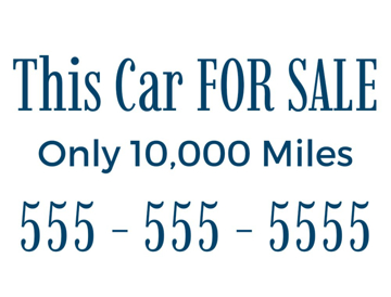 Picture of 18" x 24" - Car Magnet - General - 06