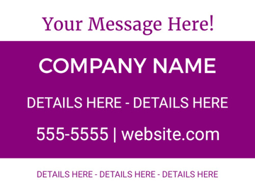 Picture of 18" x 24" - Car Magnet - Restaurant - 05