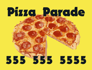 Picture of 18" x 24" - Car Magnet - Restaurant - 19