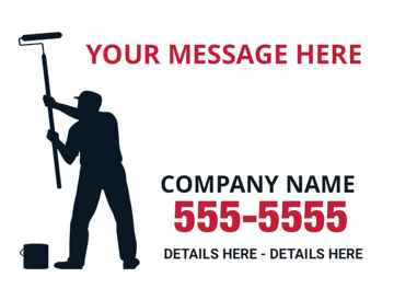 Picture of 18" x 24" - Car Magnet - Contractor - 06