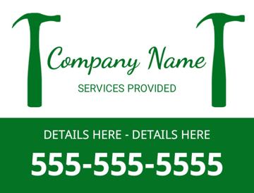 Picture of 18" x 24" - Car Magnet - Contractor - 11