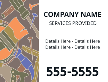 Picture of 18" x 24" - Car Magnet - Contractor - 15
