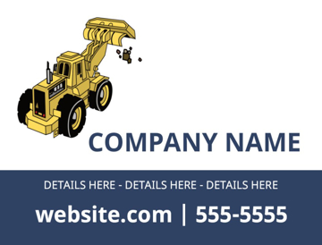 Picture of 18" x 24" - Car Magnet - Contractor - 16