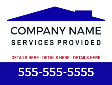 Picture of 18" x 24" - Car Magnet - Contractor - 22