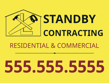 Picture of 18" x 24" - Car Magnet - Contractor - 27