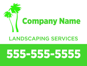 Picture of 18" x 24" - Car Magnet - Lawn Care - 01