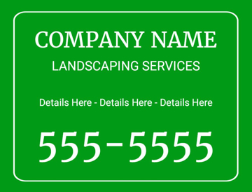 Picture of 18" x 24" - Car Magnet - Lawn Care - 07