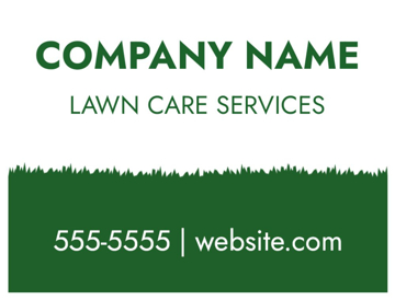 Picture of 18" x 24" - Car Magnet - Lawn Care - 08
