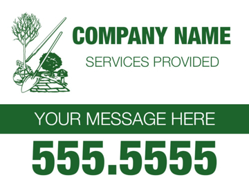 Picture of 18" x 24" - Car Magnet - Lawn Care - 11