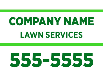 Picture of 18" x 24" - Car Magnet - Lawn Care - 12