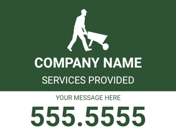 Picture of 18" x 24" - Car Magnet - Lawn Care - 16