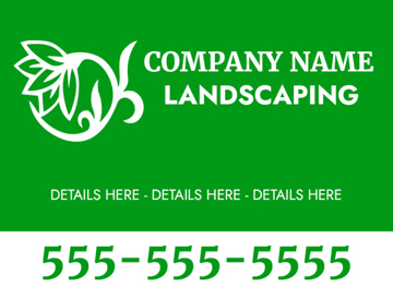 Picture of 18" x 24" - Car Magnet - Lawn Care - 17