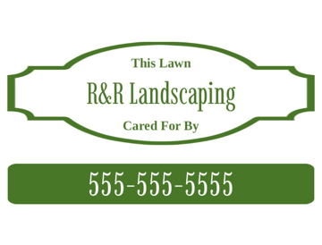 Picture of 18" x 24" - Car Magnet - Lawn Care - 22