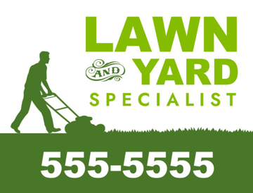 Picture of 18" x 24" - Car Magnet - Lawn Care - 24