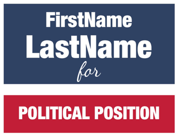 Picture of 18" x 24" - Car Magnet - Political - 07