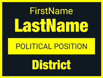 Picture of 18" x 24" - Car Magnet - Political - 08