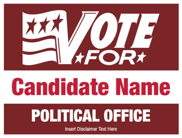 Picture of 18" x 24" - Car Magnet - Political - 10