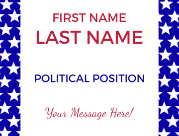 Picture of 18" x 24" - Car Magnet - Political - 16