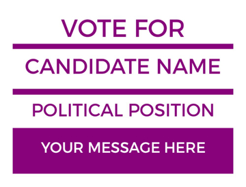 Picture of 18" x 24" - Car Magnet - Political - 17