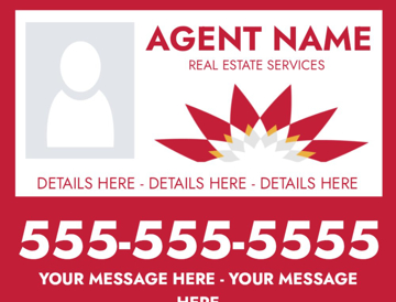 Picture of 18" x 24" - Car Magnet - Real Estate - 04