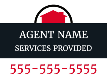 Picture of 18" x 24" - Car Magnet - Real Estate - 08