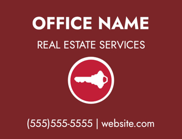 Picture of 18" x 24" - Car Magnet - Real Estate - 14