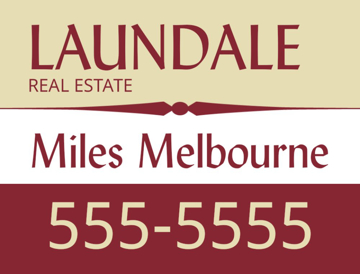 Picture of 18" x 24" - Car Magnet - Real Estate - 26