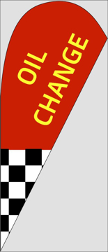 Picture of Teardrop Flag - Automotive - 02