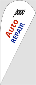 Picture of Teardrop Flag - Automotive - 04