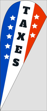Picture of Teardrop Flag - Business - 02