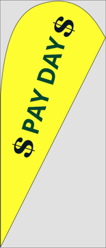 Picture of Teardrop Flag - Business - 09