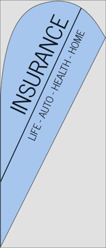 Picture of Teardrop Flag - Business - 11