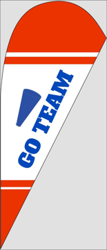 Picture of Teardrop Flag - Events - 02