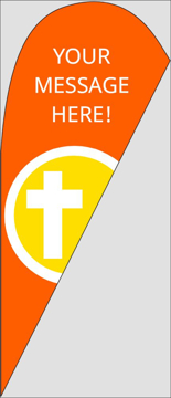 Picture of Teardrop Flag - Events - 05