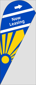 Picture of Teardrop Flag - Real Estate - 02