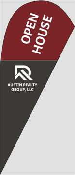 Picture of Teardrop Flag - Real Estate - 22