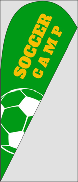 Picture of Teardrop Flag - Sports - 01