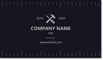 Picture of Construction & Repair Business Card 1