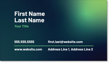 Picture of Business Services Business Card 6