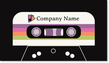 Picture of Art, Design, & Entertainment Business Card 3
