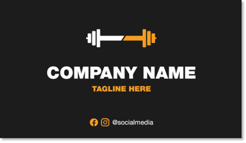 Picture of Sports & Fitness Business Card 16